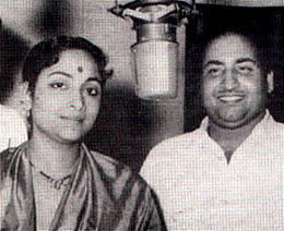 Geeta Dutt and Mohd Rafi